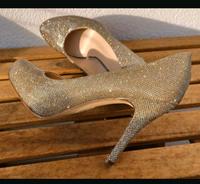 Graceland Glitzerpumps Gr. 41 Gold Deichmann Silber Party Silvest Sachsen - Niesky Vorschau