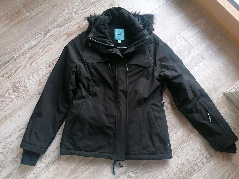 Ski-Jacke Damen schwarz Gr. 36/38 TCM in Steinberg am See