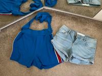 2 Shorts Amisu kurze Hose Jeans Größe XS und 36 Niedersachsen - Stuhr Vorschau