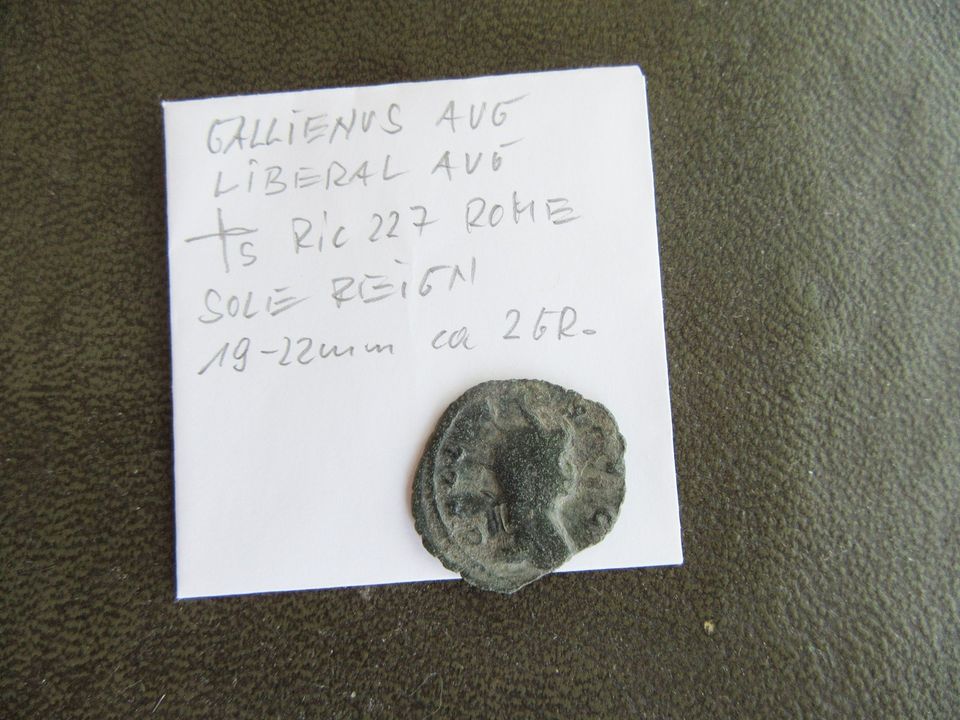 Römische Münze Gallienus Antoninian Liberalitas Nr. 15 in Pommern