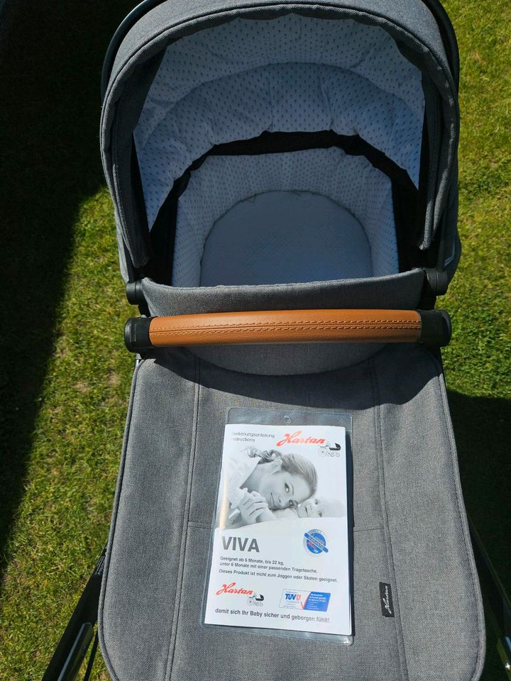 Kinderwagen Hartan Viva GTR Olive Grün in Wesel