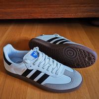 Adidas Samba Leder Sneaker | Weiß Grau Schwarz | EU44 | Neu Hessen - Kelkheim Vorschau