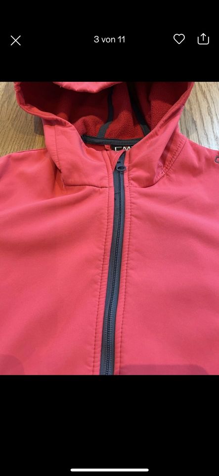 CMP Softshelljacke Gr 140 pink in Hatzenbühl