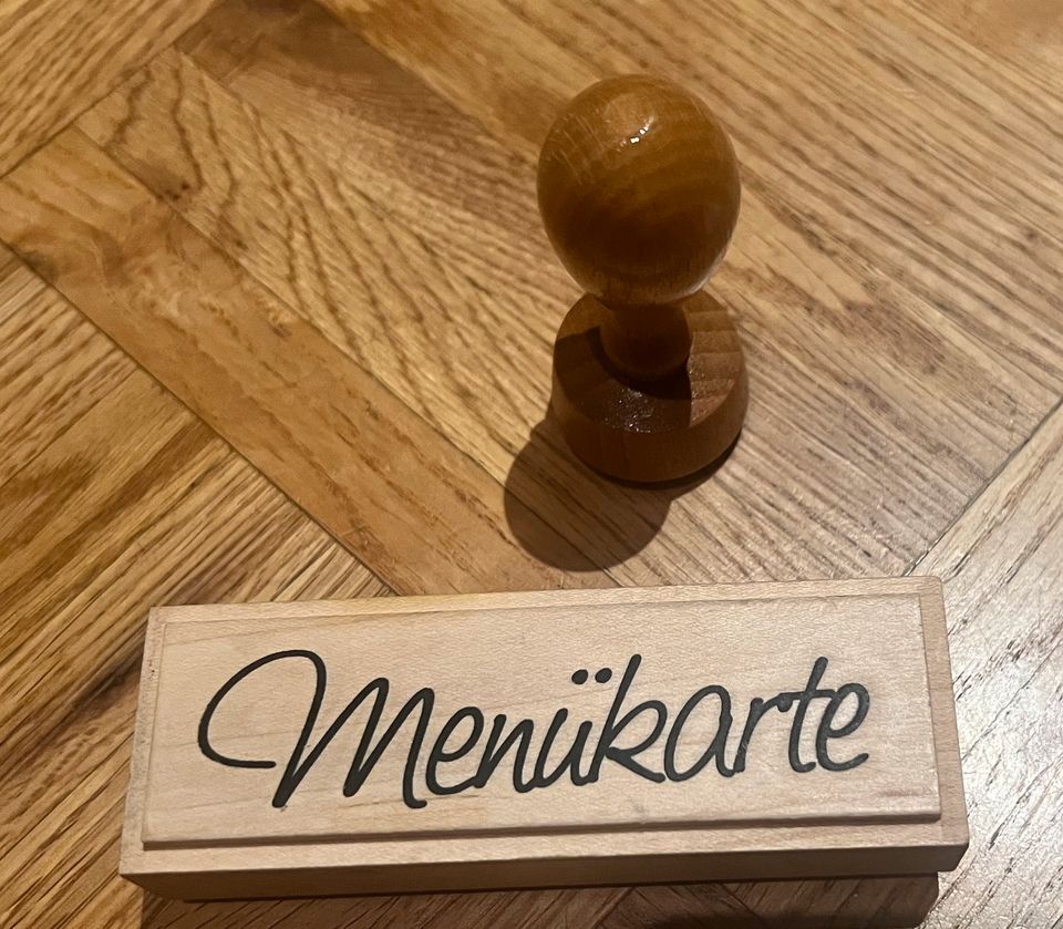 Stempel Hochzeit Freudentränen/ Menükarte in Solingen