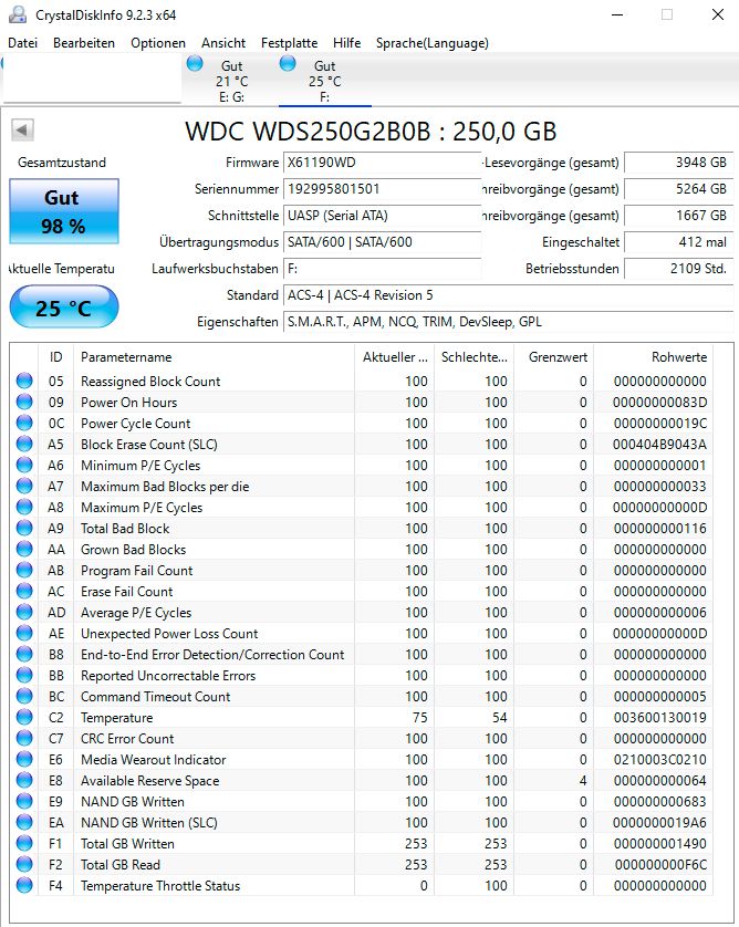 PC Intel NUC 7i5BNH, 250GB+500GB, RAM 16GB Win10Pro Lizenz in Nürnberg (Mittelfr)