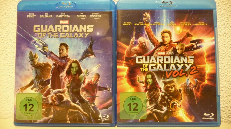 Guardians of the Galaxy Blu-ray Vol. 1+2 wie NEU!!! in Augsburg