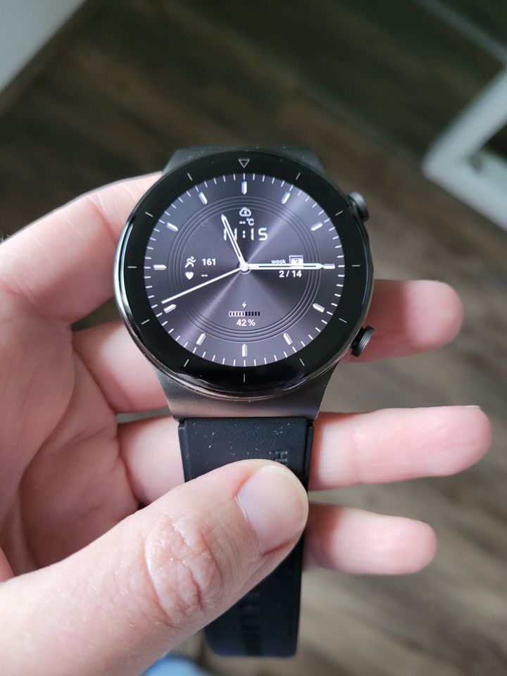 Huawei Watch GT 2 Pro - schwarz in OVP, Smartwatch mit Zubehör in Hillesheim (Eifel)