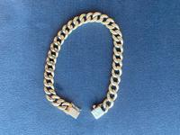 Panzerarmband 585 Gold 14K Goldarmband Doppelschließe Bremen-Mitte - Bremen Altstadt Vorschau