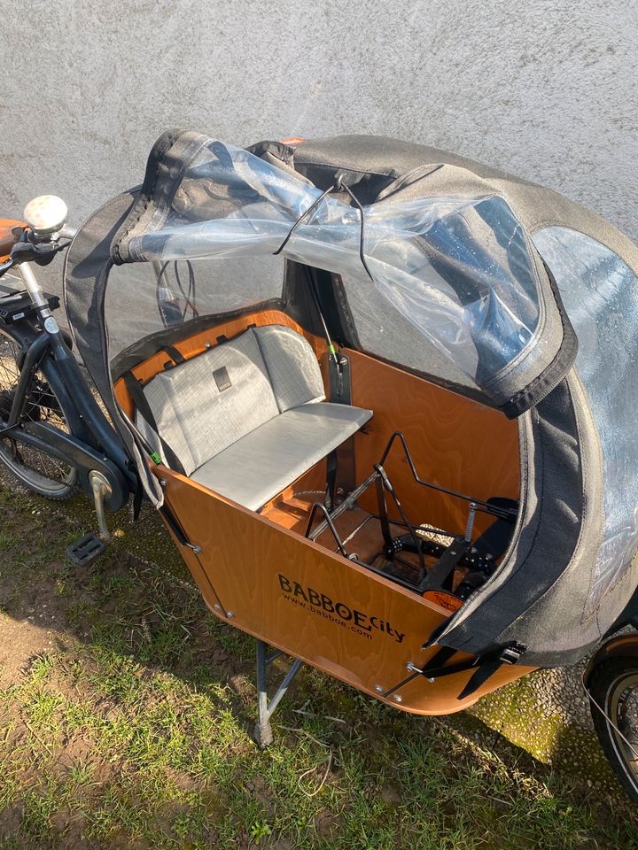 Babboe City E Bike mit zwei Akkus Lastenfahrrad in München