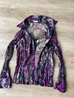 Bonita Bluse transparent schwarz lila Gr. 38 Eimsbüttel - Hamburg Schnelsen Vorschau