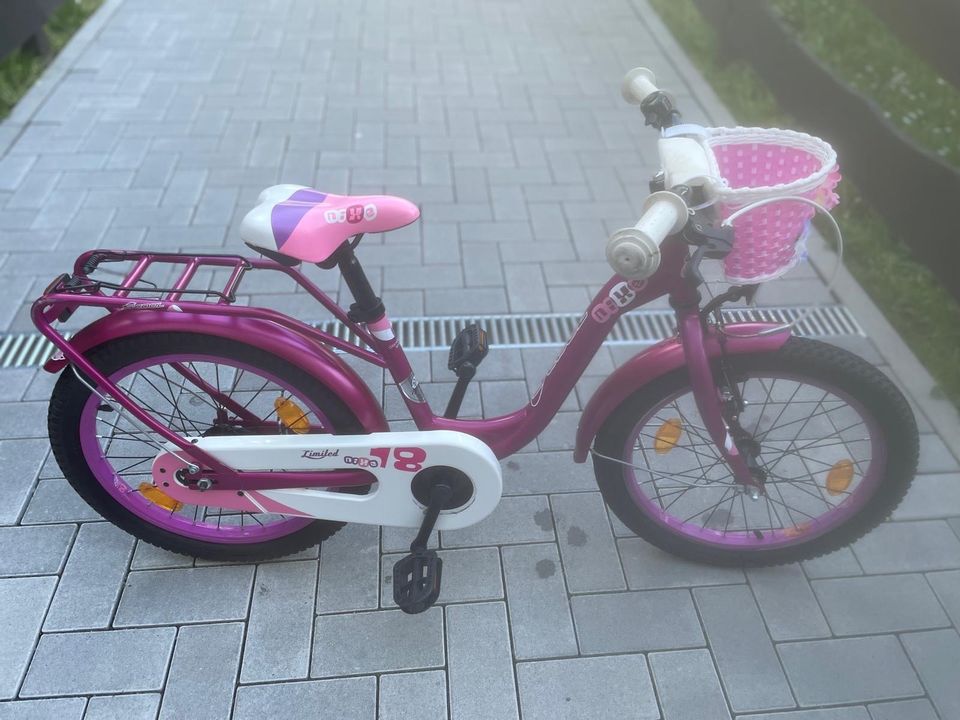 S'cool Kinder-, Mädchen Fahrrad Rosa18“Zoll in Hanau