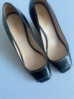 Original Prada Damen Schuhe Keilabsatz Gr. 37,5 schwarz neuwertig Nordrhein-Westfalen - Neuss Vorschau