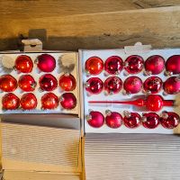 Weihnachtskugeln aus Glas 25 Stück + Christbaumspitze Nordrhein-Westfalen - Marl Vorschau