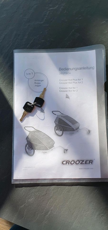 Croozer Kid Plus for 1 - Fahrradanhänger/Jogger/Buggy in Bad Segeberg
