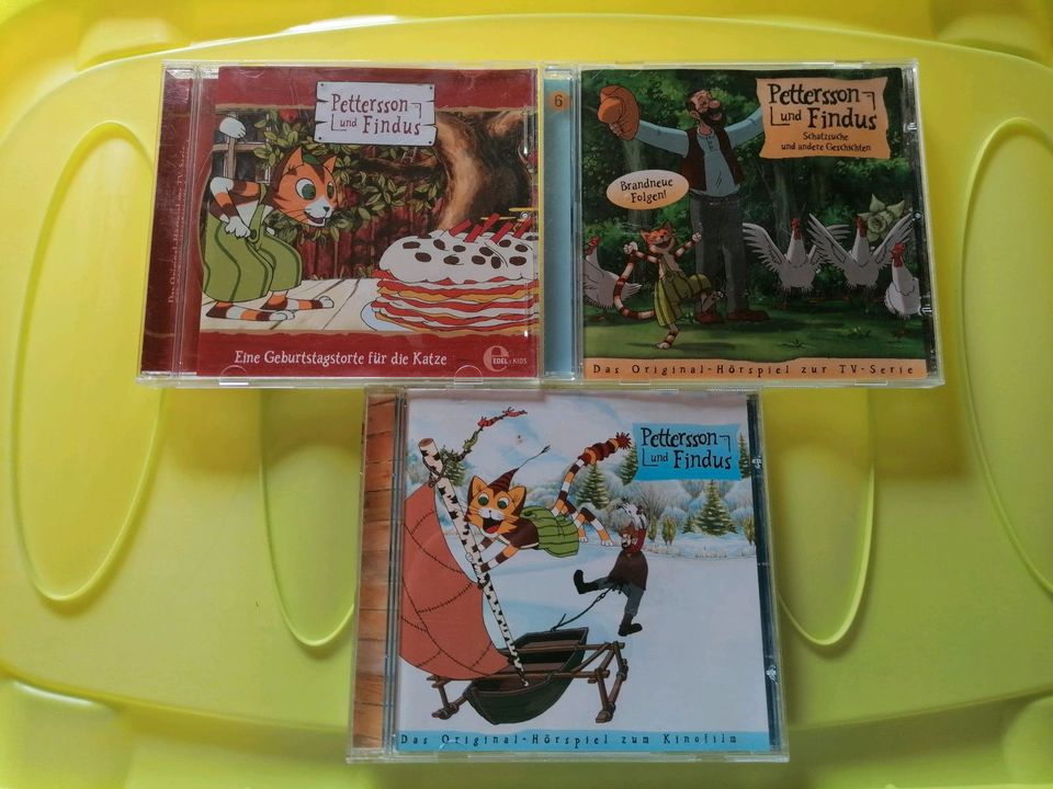 Hörspiel CDs Pettersson und Findus, Spongebob, Mascha und der Bär in Oberaurach