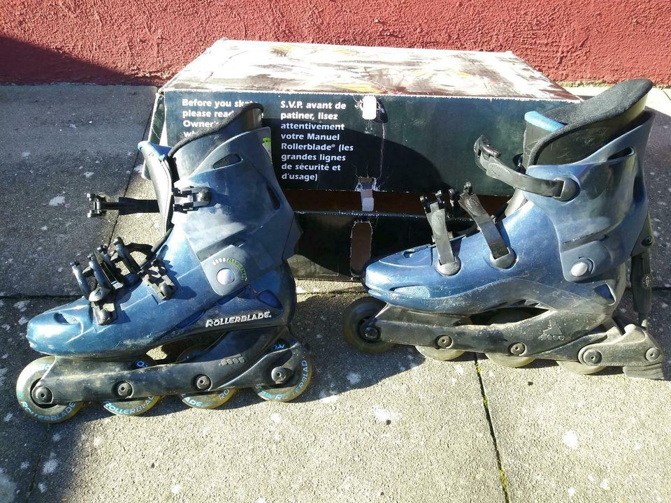 Top neuwertige Inliner Inlineskates  Rollerblades Gr 27,5(42?) in Steinenbronn