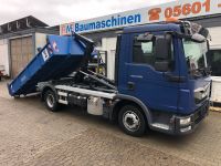 MIET MAN LKW 7,49t Abrollkipper Kipper Container zu VERMIETEN Hessen - Schauenburg Vorschau