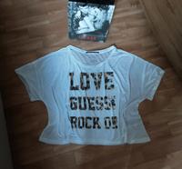 leichtes Sommer Urlaub Shirt Guess weiß Gr 42 / 44 Brandenburg - Nexdorf Vorschau