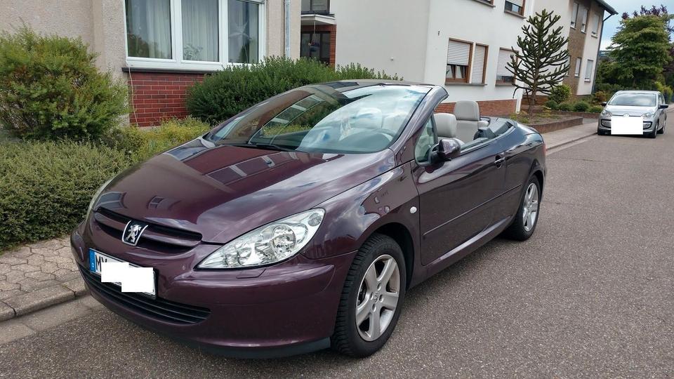 Peugeot 307 CC Cabrio 136PS Ledersitze Sitzheizung TÜV27 in Andernach
