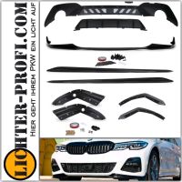 SET Sport Spoiler Diffusor schwarz Glanz für BMW 3er G20 G21 Hessen - Calden Vorschau