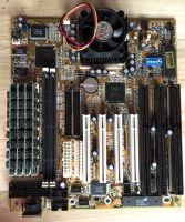 GigaByte GA-586TX2 Mainboard mit Pentium-MMX 233MHz und 128MB RAM Hessen - Diemelsee Vorschau