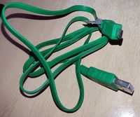 1 m Micro USB Kabel Laden, Datensynchronisation Flachkabel grün Ludwigslust - Landkreis - Neustadt-Glewe Vorschau