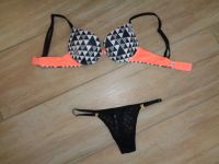 Victoria's Secret BH SET schwarz bunt neu 70A  A push up Tanga 34 Mecklenburg-Vorpommern - Samtens Vorschau