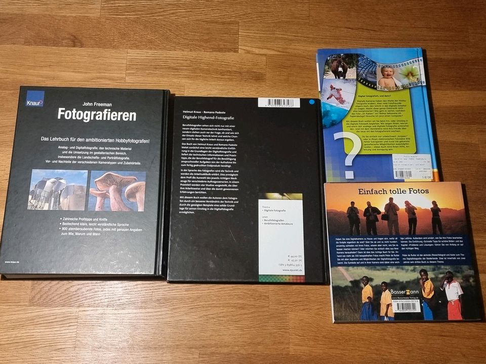 4 Bücher Fotografieren Fotografie Fotograf digital in Niestetal