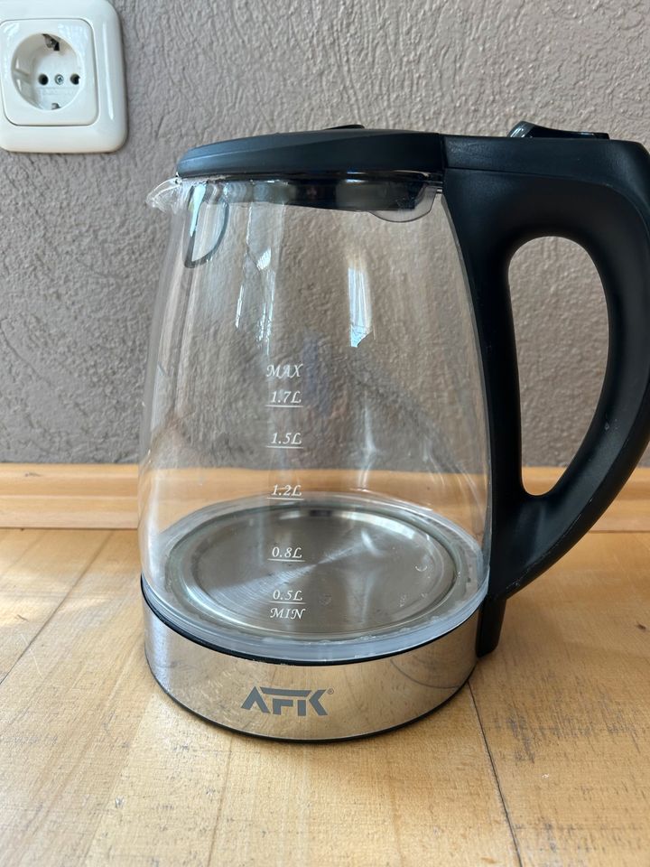AFK Wasserkocher Glas 1,7 Liter in Rheinland-Pfalz - Nassau | eBay  Kleinanzeigen ist jetzt Kleinanzeigen
