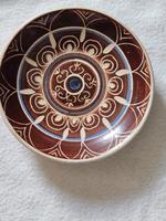 DDR Wandteller 14 cm Keramik braun-blau, Vintage Handarbeit Ø 14  Hannover - Vahrenwald-List Vorschau