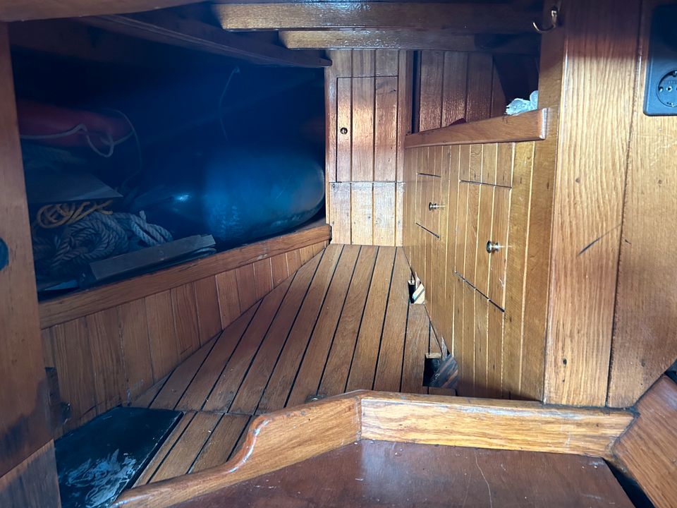 Traditionssegler Holzboot Plattbodenschiff Kajuitschouw 8m in Bremen