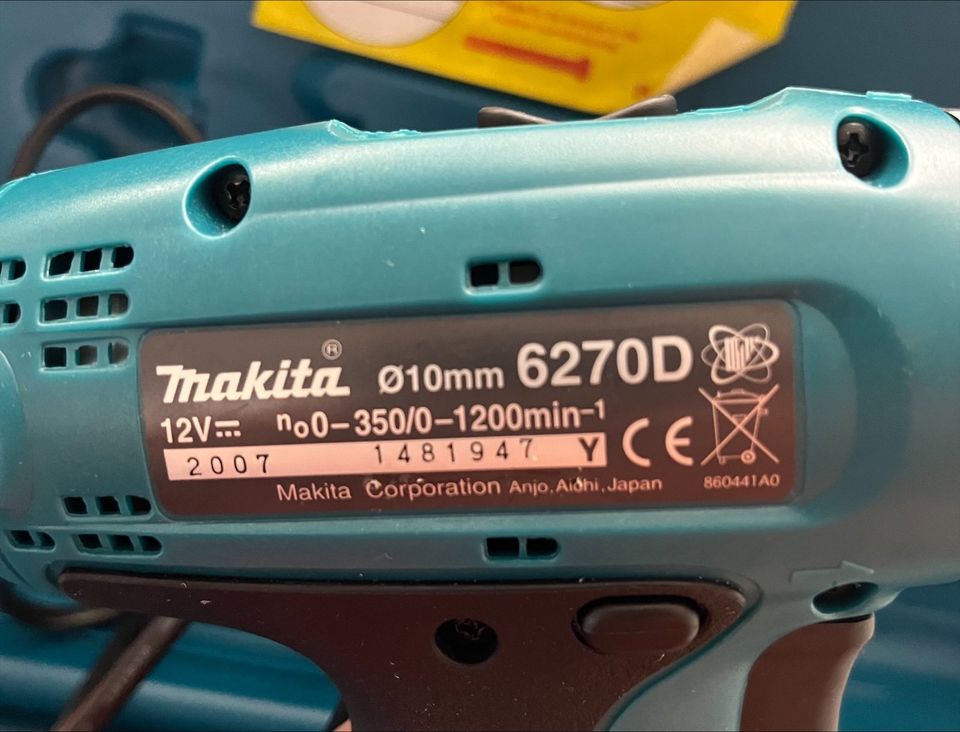 Makita Akkubohrschrauber D6270 in Dormettingen