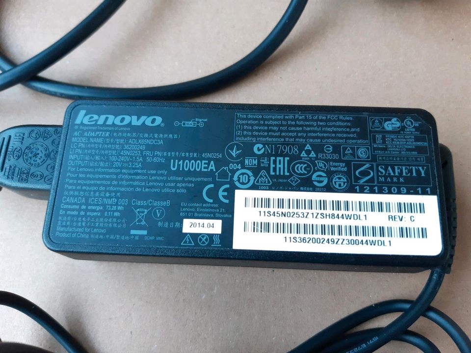 Original Lenovo Netzteil ADLX65NDC3A | 20 V 3,25 A | AC Adapter in Berlin