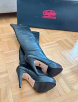 Buffalo High Heel Plateau Leder Overknee Stiefel 38, schwarz Niedersachsen - Kirchgellersen Vorschau