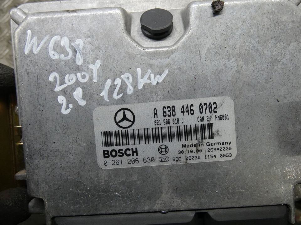 Mercedes W638 Motorsteuergerät A6384460702 2.8 128Kw Bj.2001 in Massenbachhausen