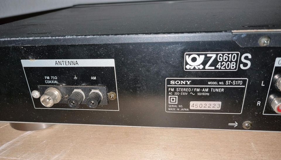 Sony ST-S170 FM Stereo Tuner in Frankfurt am Main