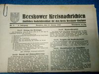 Beeskow   Kreisnachrichten  Storkow  Kreisblatt  Beeskow-Storkow Brandenburg - Friedland (Mark) Vorschau