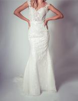 Fit & Flare Brautkleid mit abnehmbarem Überrock Bayern - Essenbach Vorschau