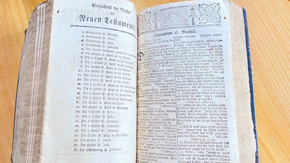 Bibel Antik 1785 Biblia altes u. Neues Testament in Aichhalden