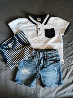 Sommer Set/ Kurze Jeans Shorts + Poloshirt Gr. 92 Bayern - Ingolstadt Vorschau