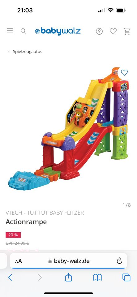 V tech tut tut baby flitzer SET in Karlsfeld