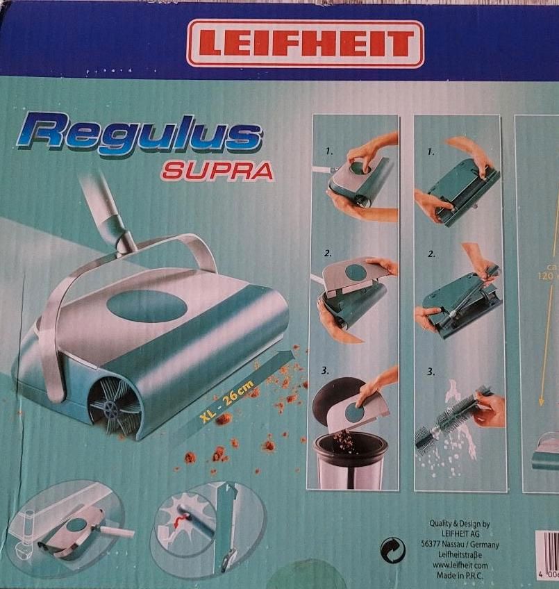 Leifheit Teppich Kehrer Regulus Supra in Aschheim