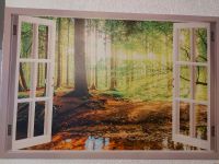 Leinwand Bild Fensterblick Wald 80x120cm Baden-Württemberg - Singen Vorschau