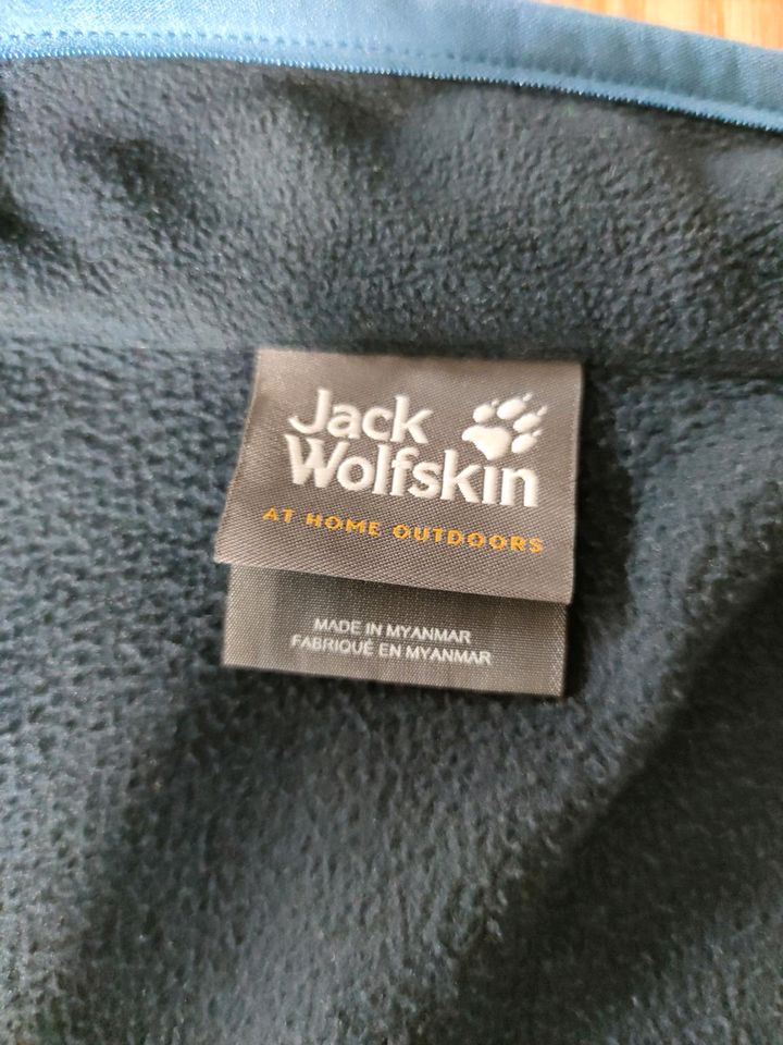 Blaue Jack Wolfskin Fleecejacke Gr. 140 ***TOP*** in Ried