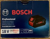 Bosch Lithium-Ionen-Akku Professional ProCORE 18V 5.5Ah NEU Bayern - Burgoberbach Vorschau