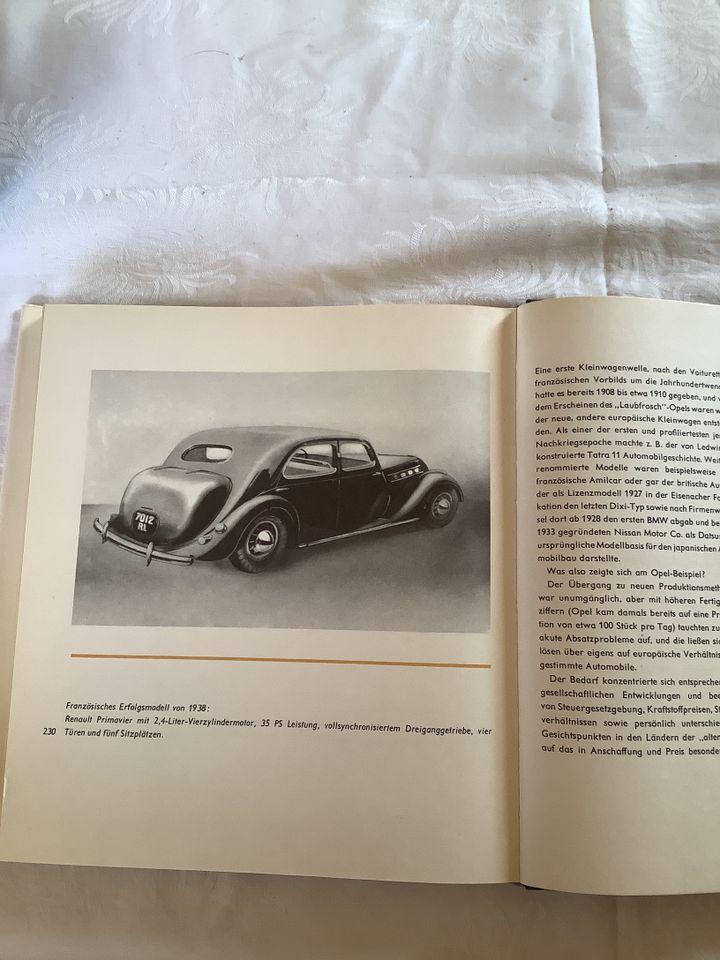 Buch 50 Jahre Geschichte des Automobils in Wort und Bild in Radolfzell am Bodensee