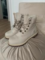 Timberland Boots Creme beige 38 Hessen - Hanau Vorschau