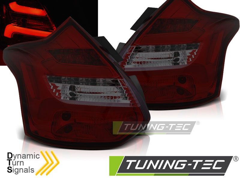 Tuning-Tec LED Lightbar Rückleuchten für Ford Focus MK3 11-14 rot in Viersen