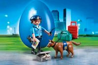 Playmobil Ostereier mit Spielfigur 70085 Polizist mit Spürhund Sachsen-Anhalt - Loitsche-Heinrichsberg Vorschau