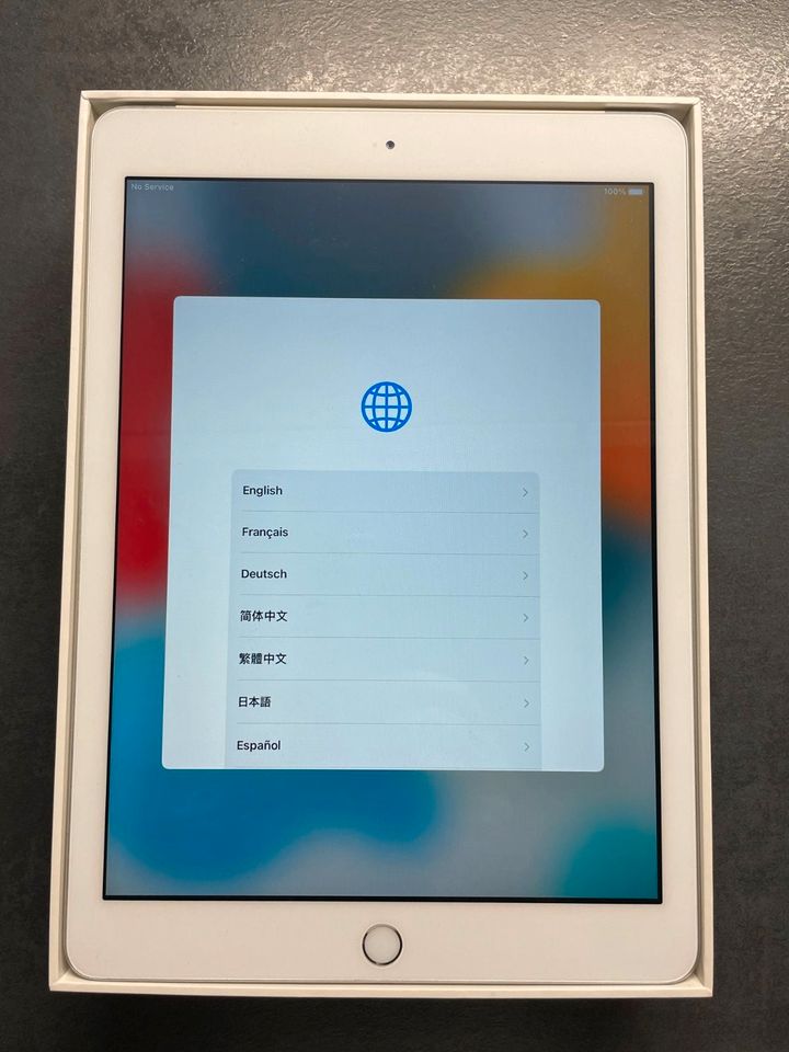 Apple iPad (5. Generation) Wi-Fi + Cellular (A1823) 128GB Silver in Düsseldorf